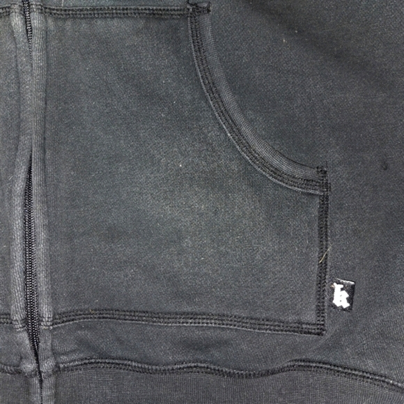 Vintage Kikwear Zip Hoody Men's Large - Picture 4 of 5